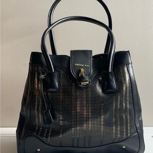 Black London Fog Shoulder Bag